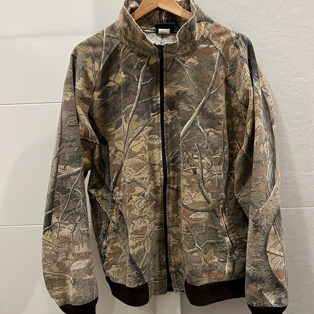 Vintage Cabela's Camo Bomber